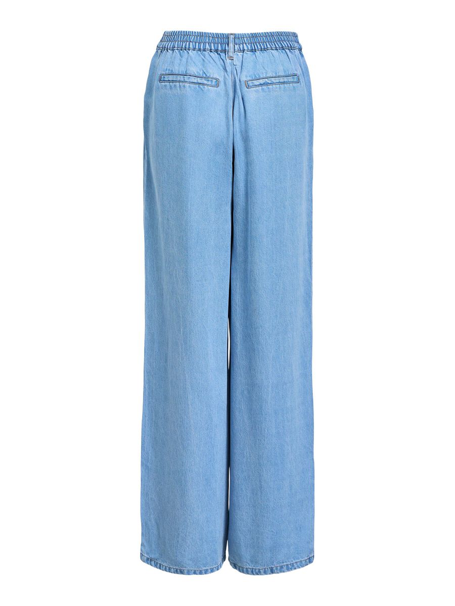 Carousel image - AMPLE PANTALON, Light Blue Denim | 2