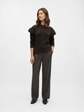 Product image thumbnail - KNITTED PULLOVER, Seal Brown | 4