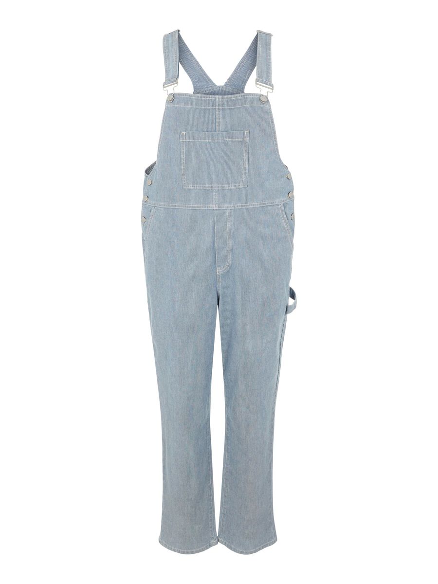 OBJECT DENIM LOOK OVERALLS, Light Blue Denim, highres - 23035219_LightBlueDenim_001.jpg