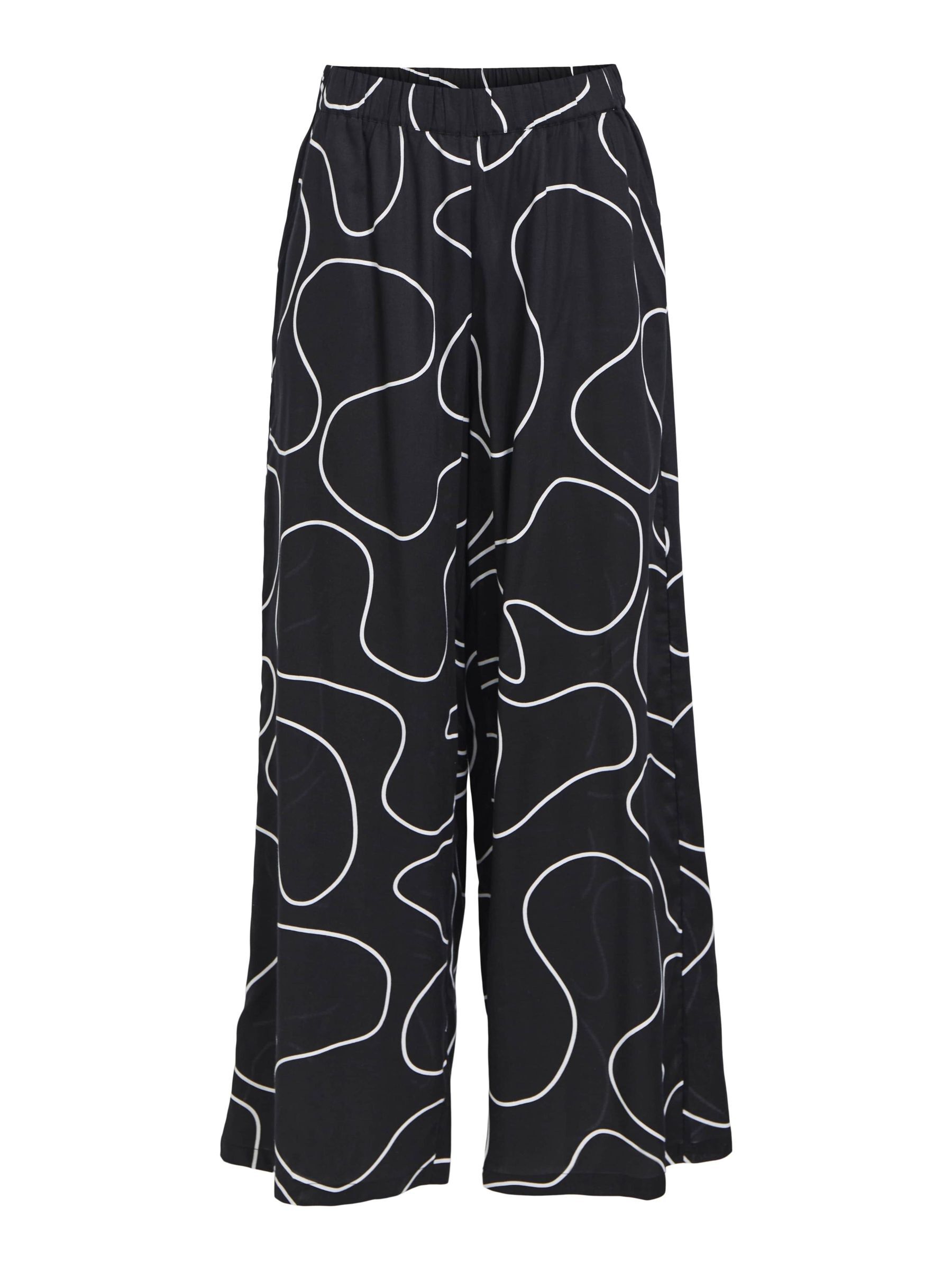 Black printed best sale palazzo