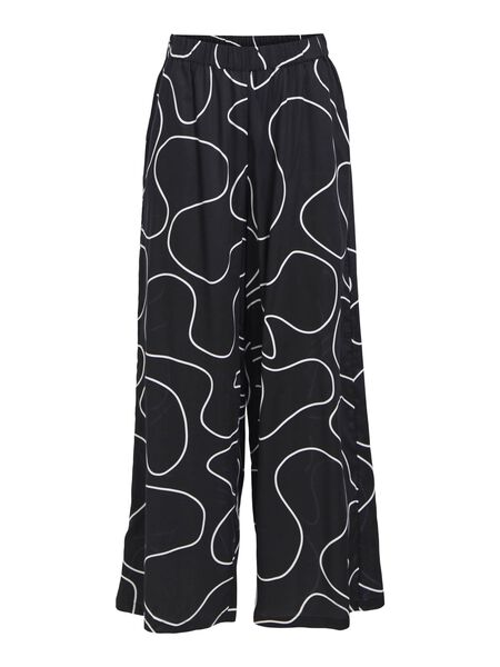 Object Collectors Item MET PATROON PALAZZO BROEK, Black, highres - 23043683_Black_1089222_001.jpg
