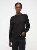 Object Collectors Item BALLOON SLEEVED TOP, Black, highres - 23040526_Black_003.jpg