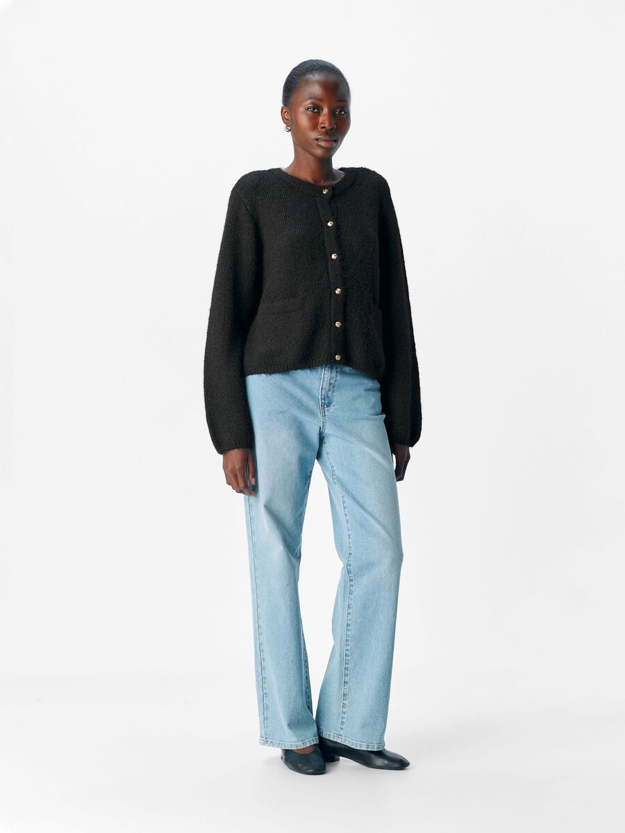 Carousel image - EN MAILLE CARDIGAN, Black | 4
