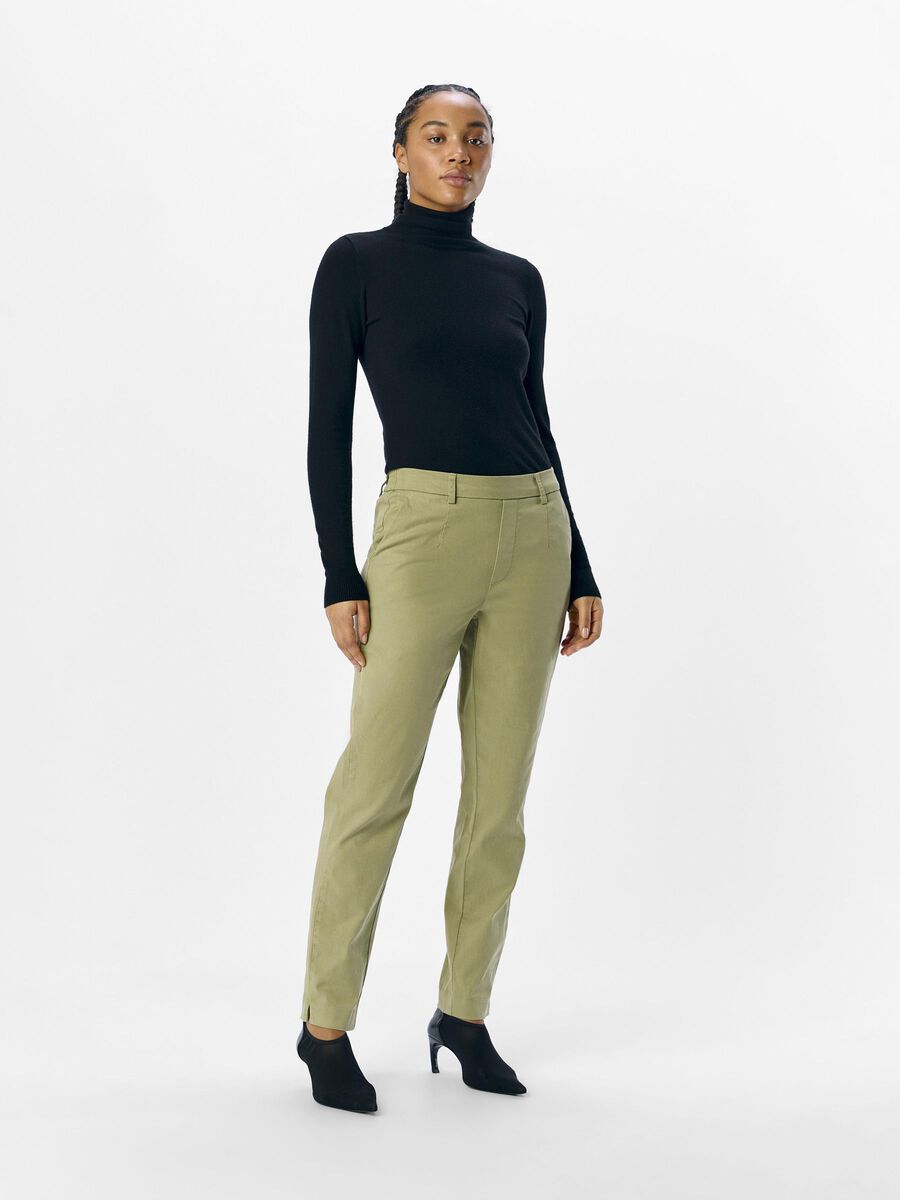 Product carousel image - SLIM FIT CHINO, Mosstone | 1