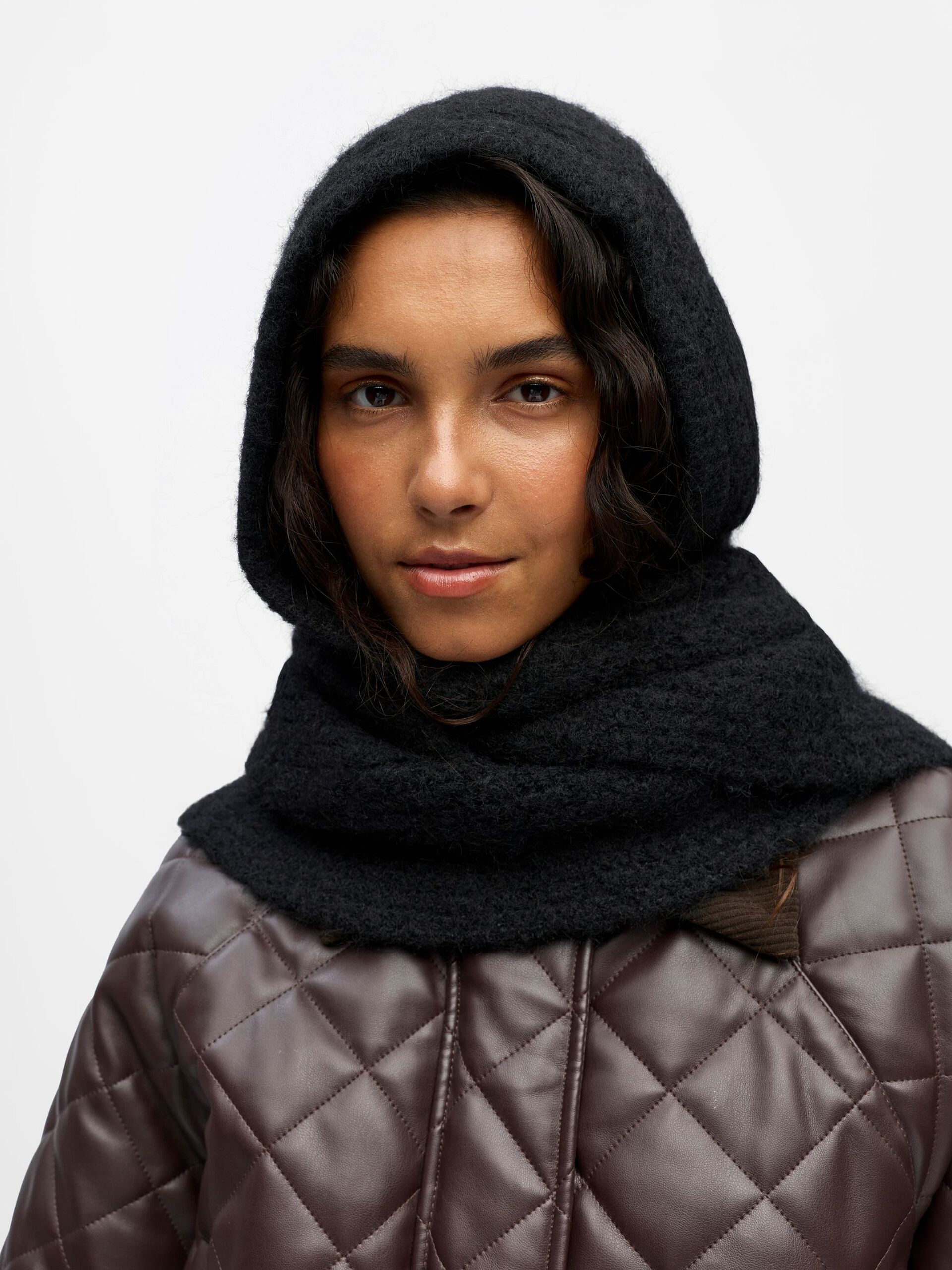 Carousel image - BALACLAVA SCARF, Black | 3