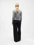 Product image thumbnail - COL TOP, Medium Grey Melange | 3
