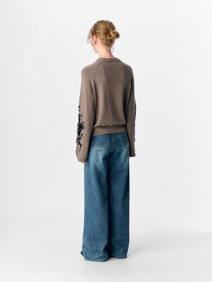 Product carousel image - KNITTED PULLOVER, Morel | 2