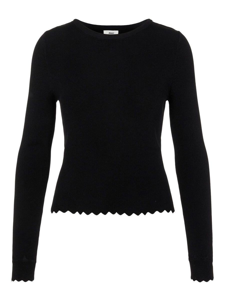Object Collectors Item KNITTED PULLOVER, Black, highres - 23037444_Black_001.jpg