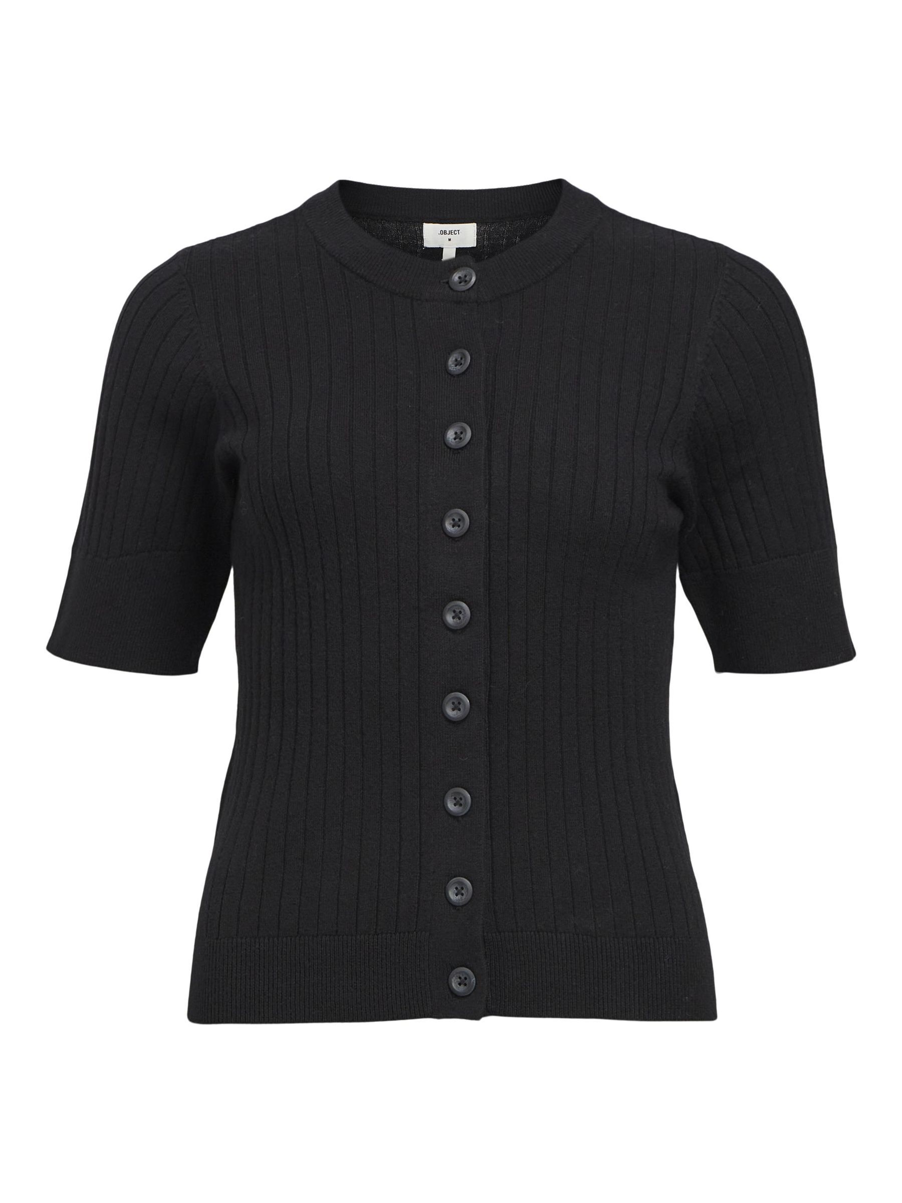 Short black cardigan sweater clearance