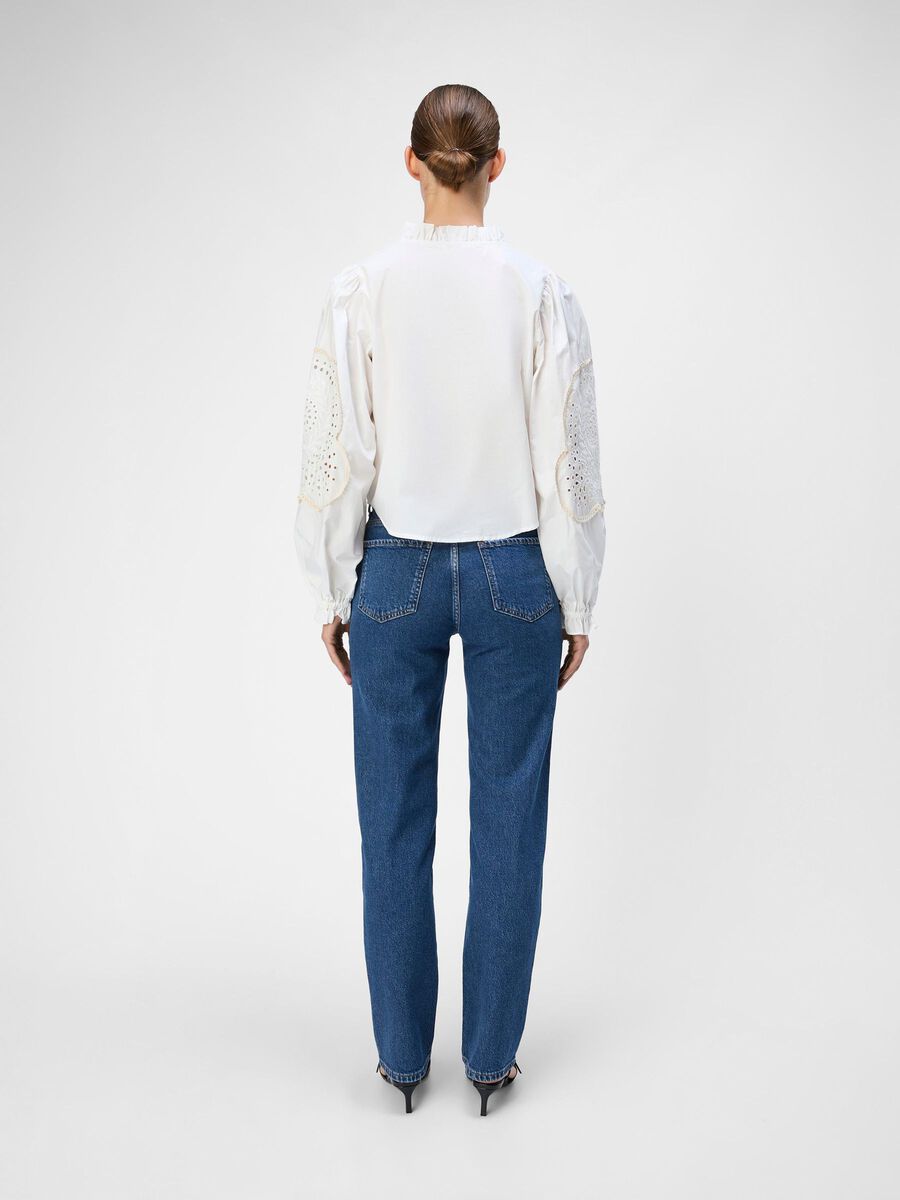 OBJECT EMBROIDERED SHIRT, White Sand, highres - 23046669_WhiteSand_004.jpg