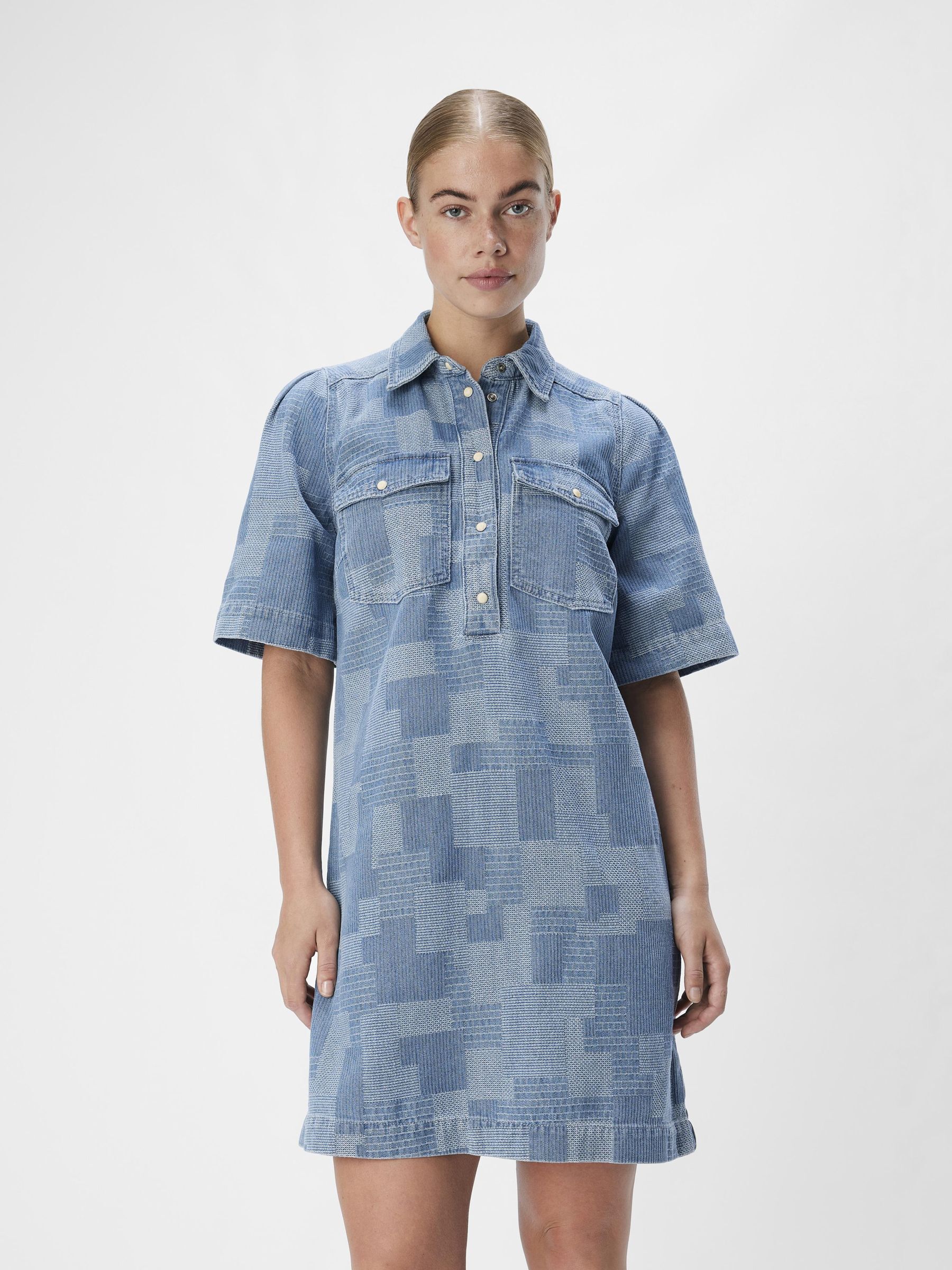 DENIM BLOUSEJURK Blau .OBJECT CI Nederland