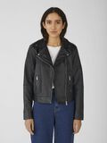 Object Collectors Item CROPPED LEATHER JACKET, Black, highres - 23039577_Black_008.jpg