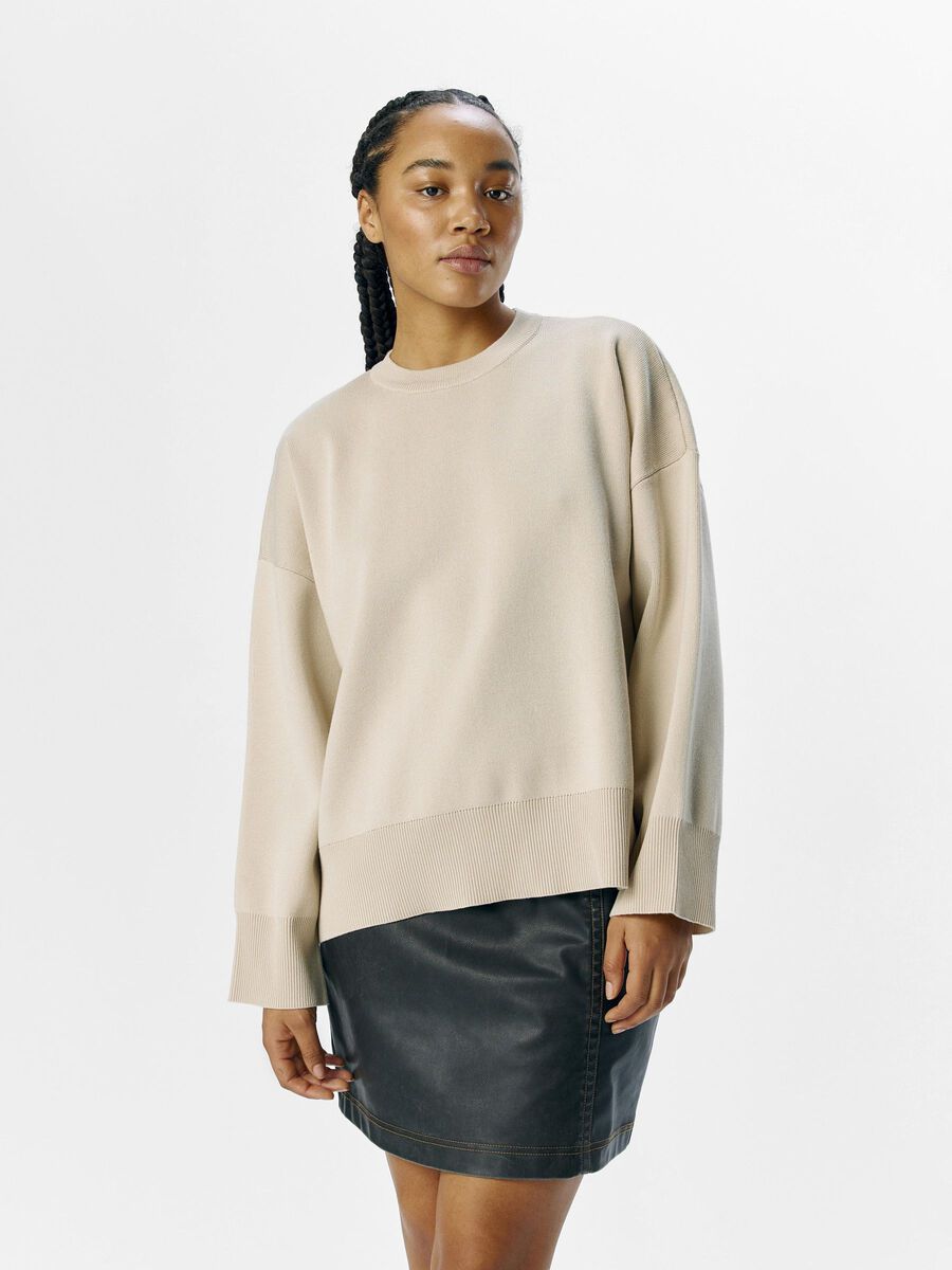 OBJECT OVERSIZED PULLOVER, Sandshell, highres - 23045706_Sandshell_1177412_003.jpg