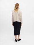 Product image thumbnail - V-NECK KNITTED PULLOVER, Silver Gray | 3