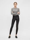 Object Collectors Item COATED SLIM FIT TROUSERS, Black, highres - 23032968_Black_005.jpg