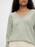 Object Collectors Item DEEP V-NECK KNITTED PULLOVER, Seagrass, highres - 23034470_Seagrass_816479_006.jpg