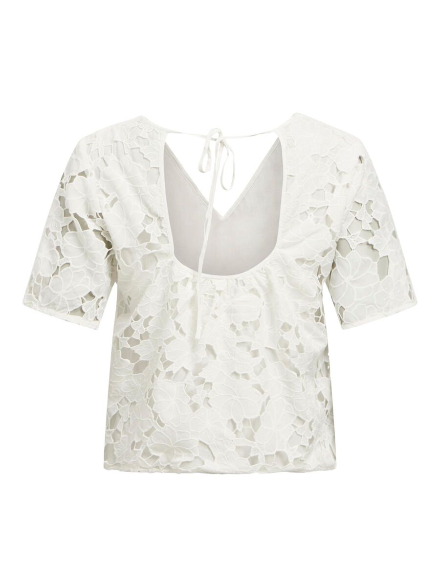 OBJECT V-NECK TOP, White, highres - 23046358_White_002.jpg