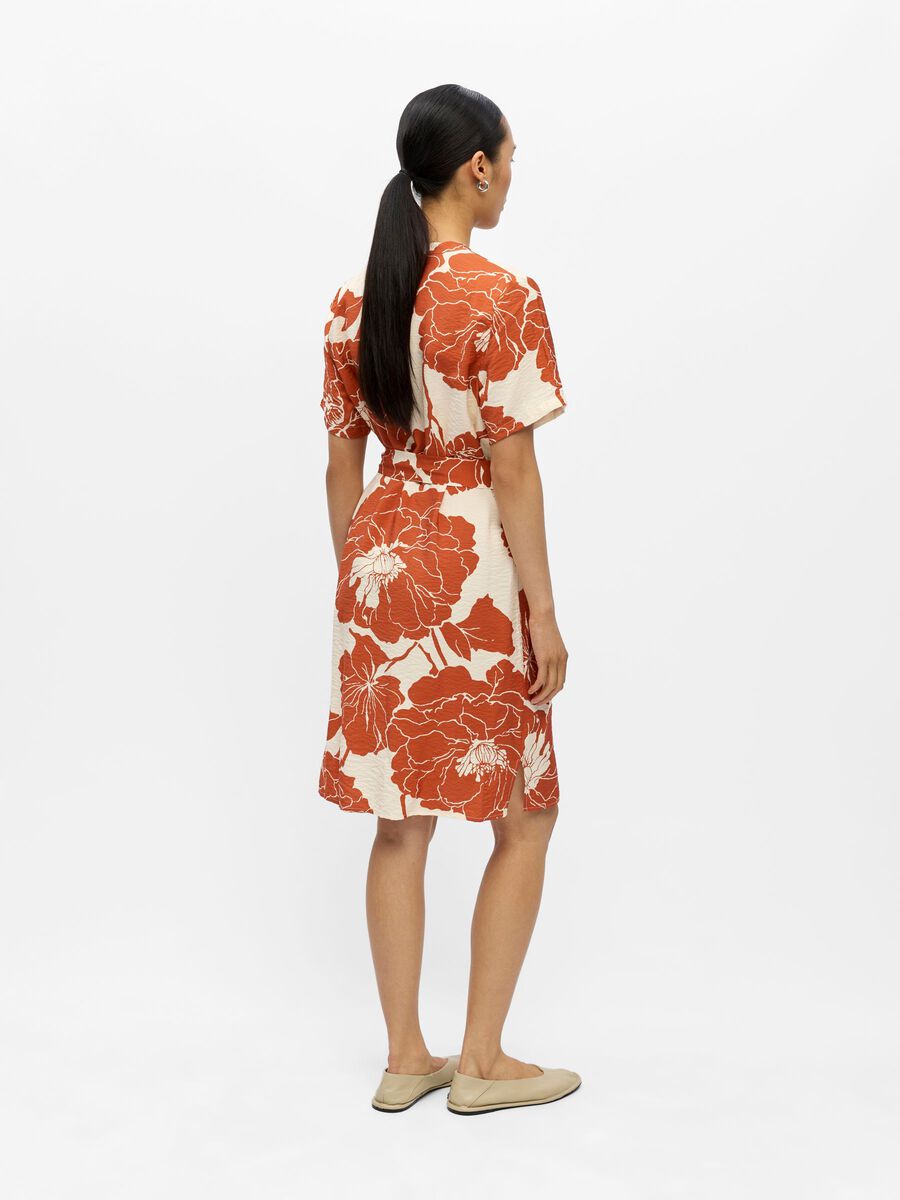 Product carousel image - PRINT BLUSENKLEID, Sandshell | 2