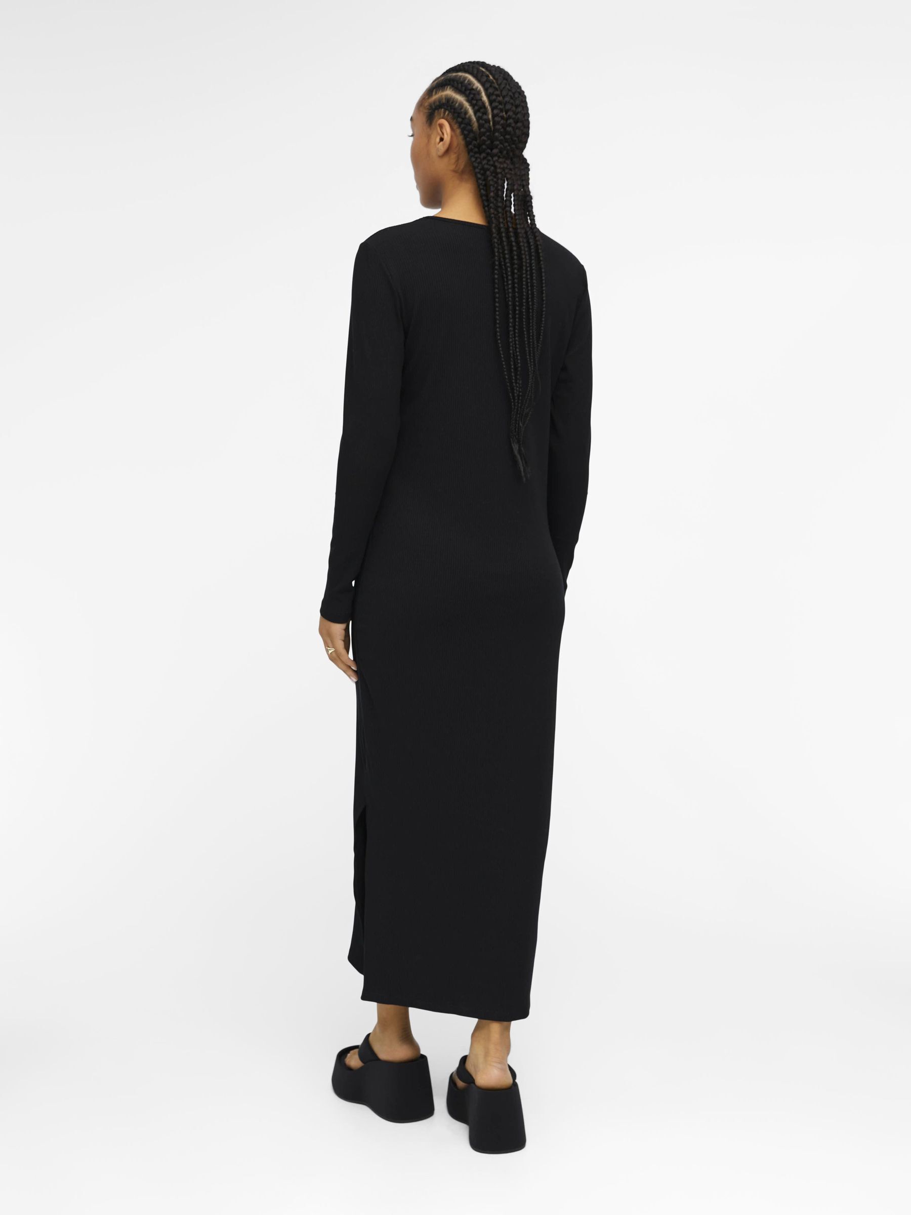 Long ribbed maxi sales dress