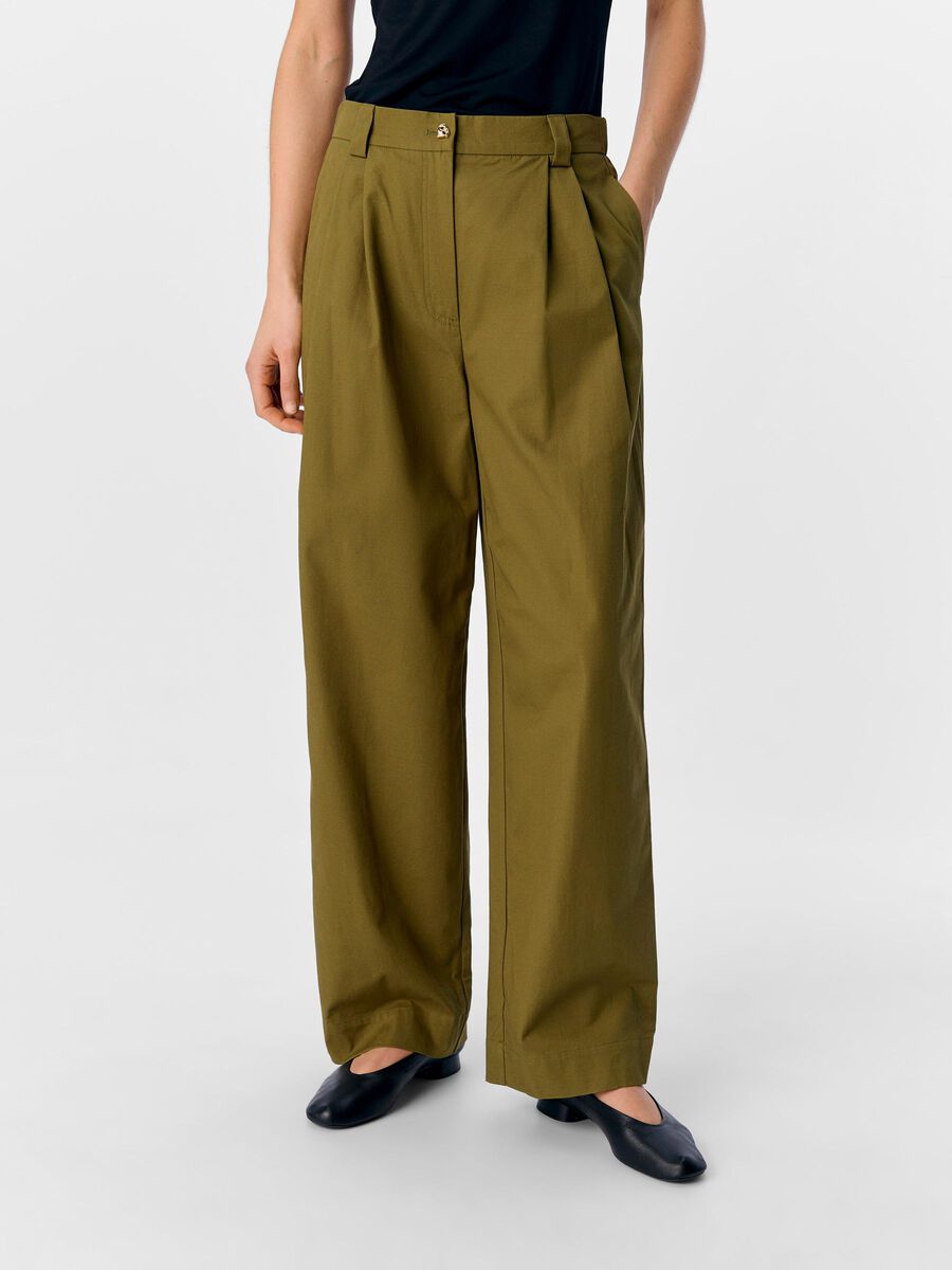 OBJECT BARREL LEG TROUSERS, Capulet Olive, highres - 23046340_CapuletOlive_003.jpg