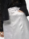 Object Collectors Item COATED DENIM SKIRT, Silver Colour, highres - 23045114_SilverColour_006.jpg
