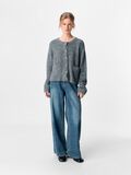 Product image thumbnail - STRIKKET CARDIGAN, Medium Grey Melange | 4