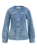 Product image thumbnail - &Agrave; COL CHEMISE EN JEAN, Medium Blue Denim | 1