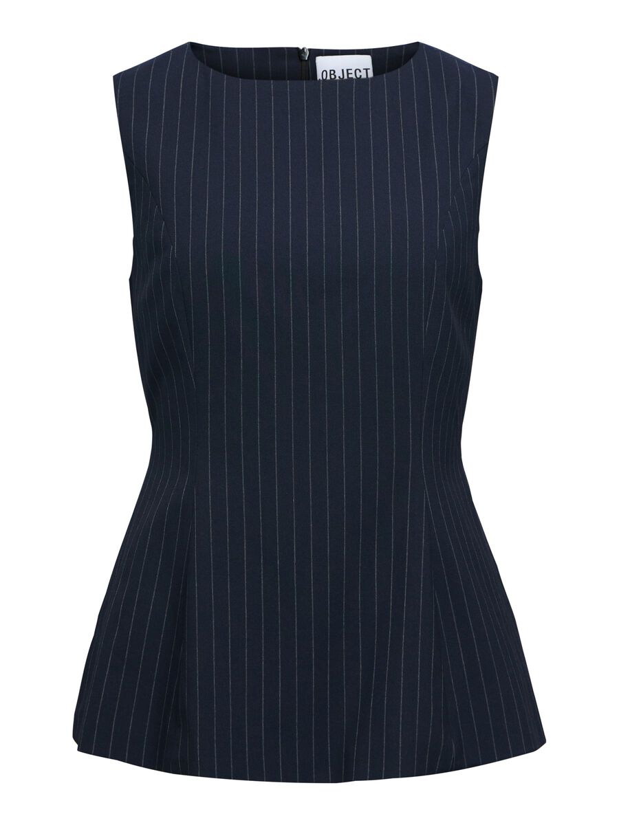 Carousel image - PEPLUM TOP, Sky Captain | 1