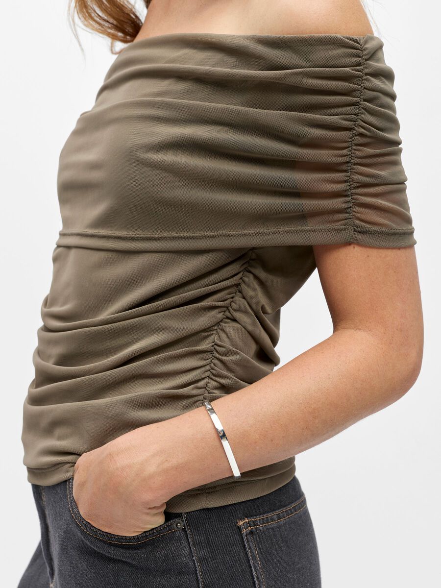 Carousel image - TOP OFF-SHOULDER, Morel | 5