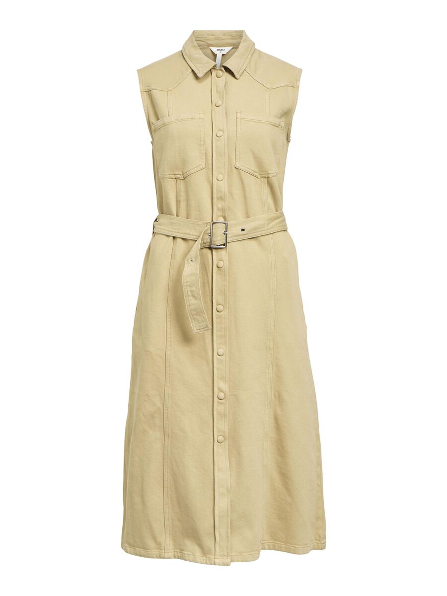 OBJECT DENIM MIDI DRESS, Twill, highres - 23045779_Twill_001.jpg