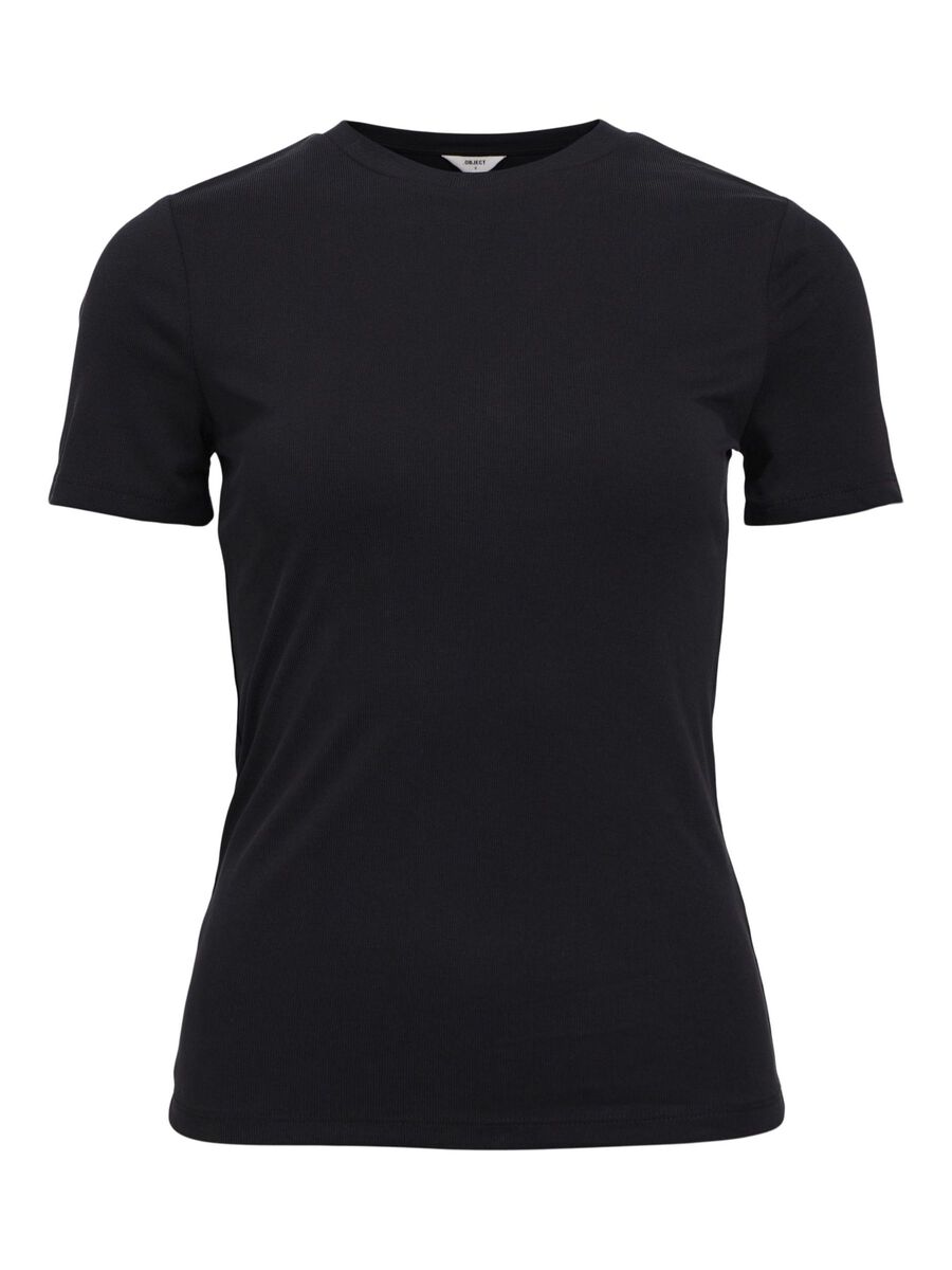 OBJECT T-SHIRT, Black, highres - 23043499_Black_001.jpg