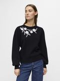 Object Collectors Item EMBROIDERED KNITTED PULLOVER, Black, highres - 23044784_Black_1128656_003.jpg