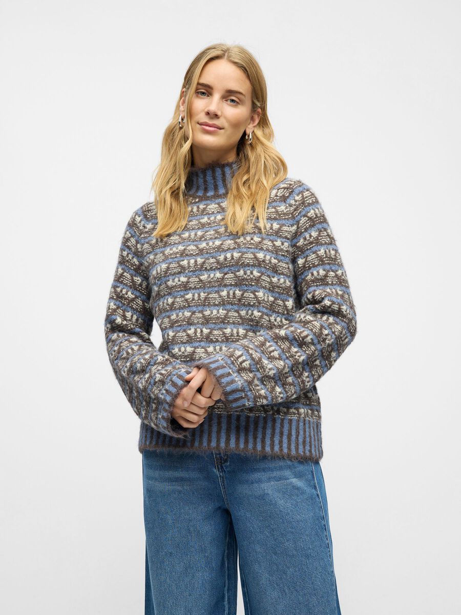 Product carousel image - TEXTURED PULLOVER, Baby Lavender | 1