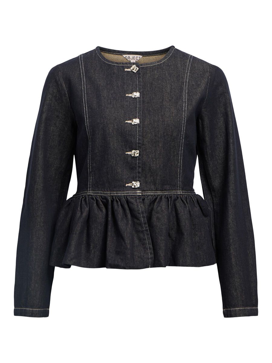 Carousel image - DETALJERT OLAJAKKE, Dark Blue Denim | 1