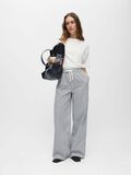 Product image thumbnail - GESTREEPT WIDE-LEG BROEK, Cloud Dancer | 4