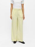 Product image thumbnail - PINSTRIPED WIDE-LEG TROUSERS, Tender Yellow | 2