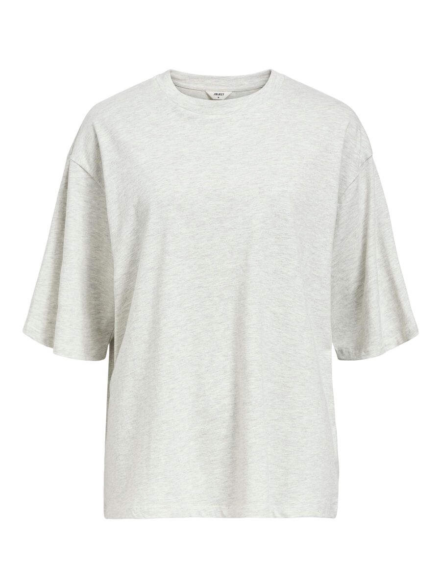 OBJECT CAMISETA, Light Grey Melange, highres - 23043497_LightGreyMelange_1106287_001.jpg