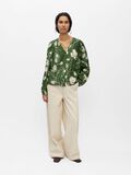 Product image thumbnail - BLUSA DE CUELLO EN PICO, Bronze Green | 4