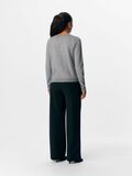 Product image thumbnail - OBJTHESS CARDIGAN, Medium Grey Melange | 3