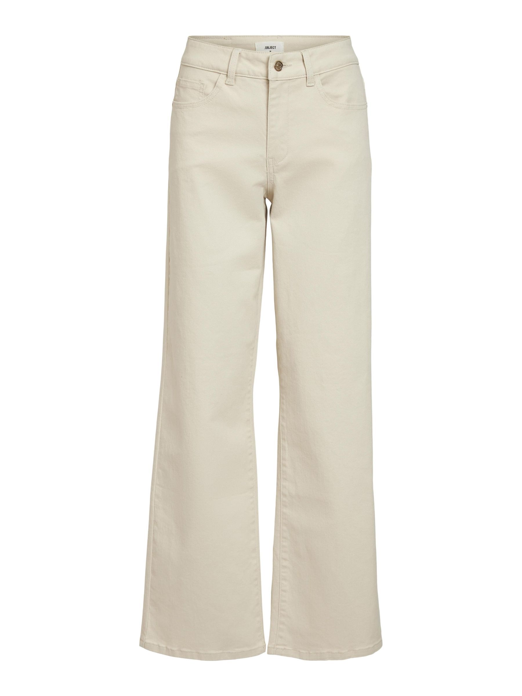 Beige wide hotsell leg jeans