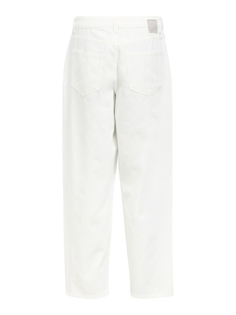 Product carousel image - WIDE-LEG BARREL FIT JEANS, Cloud Dancer | 2