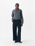 Product image thumbnail - LÖS PASSFORM BOMBERJACKA, Medium Grey Melange | 4