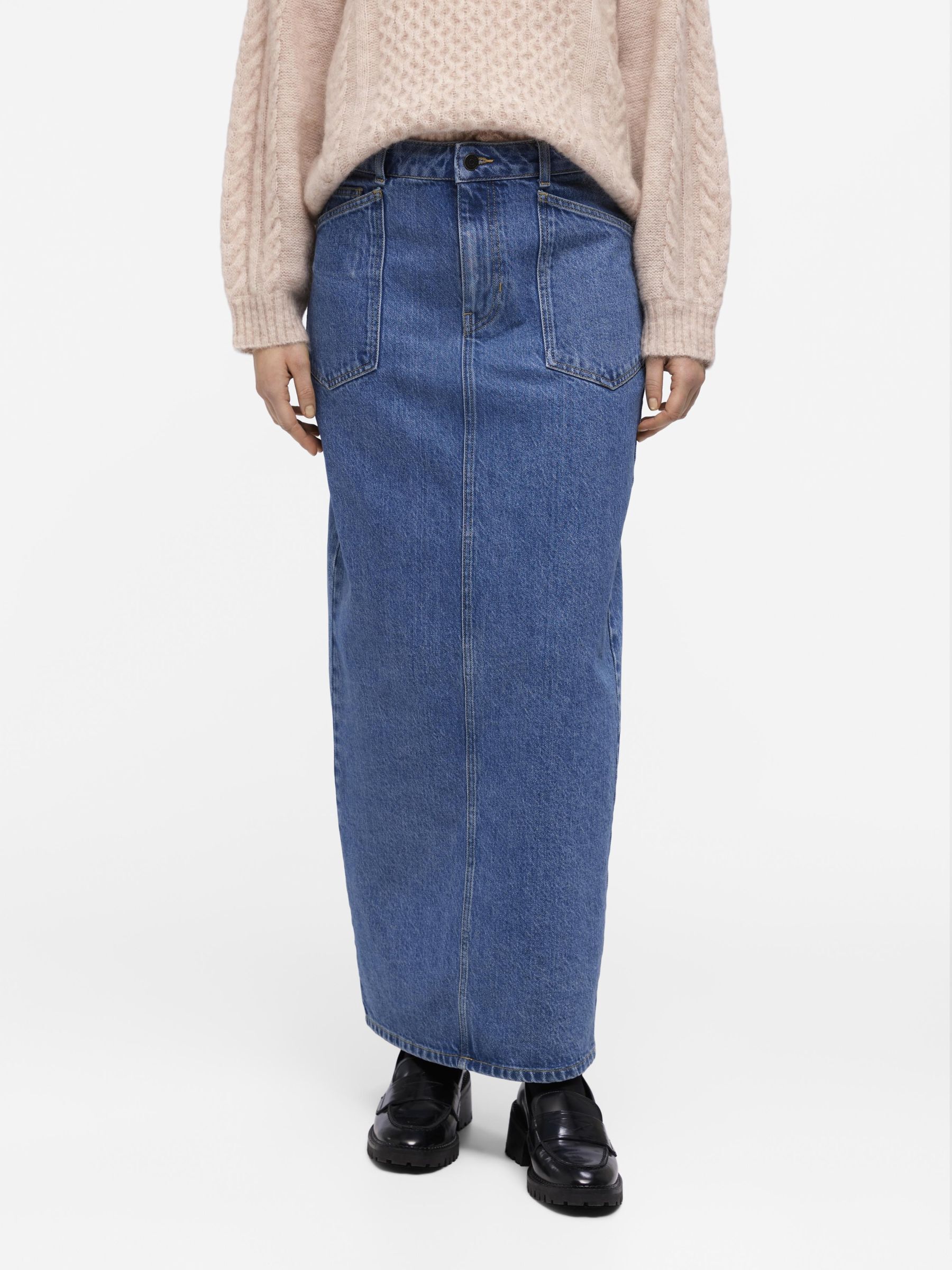 EN DENIM JUPE CRAYON Bleu .OBJECT CI Suisse