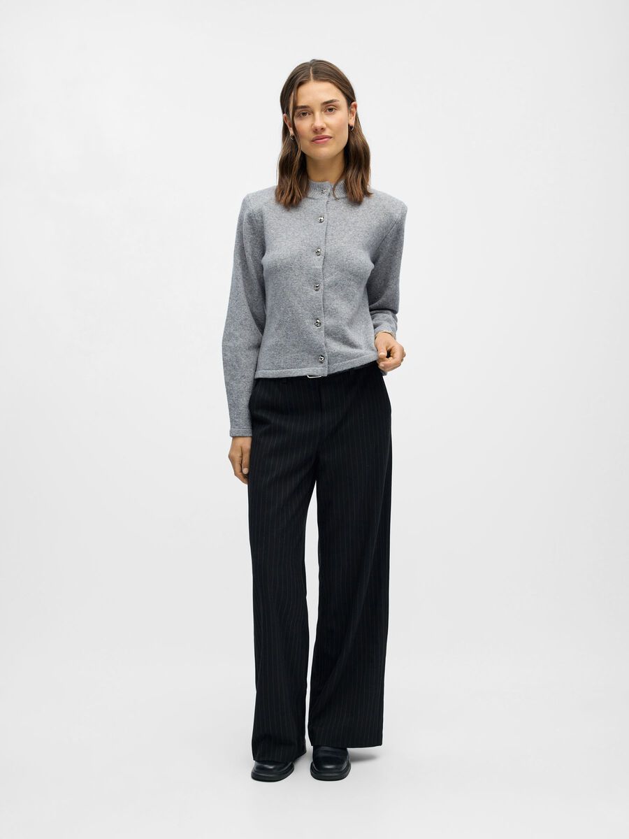 Product carousel image - STRICK STRICKJACKE, Medium Grey Melange | 5