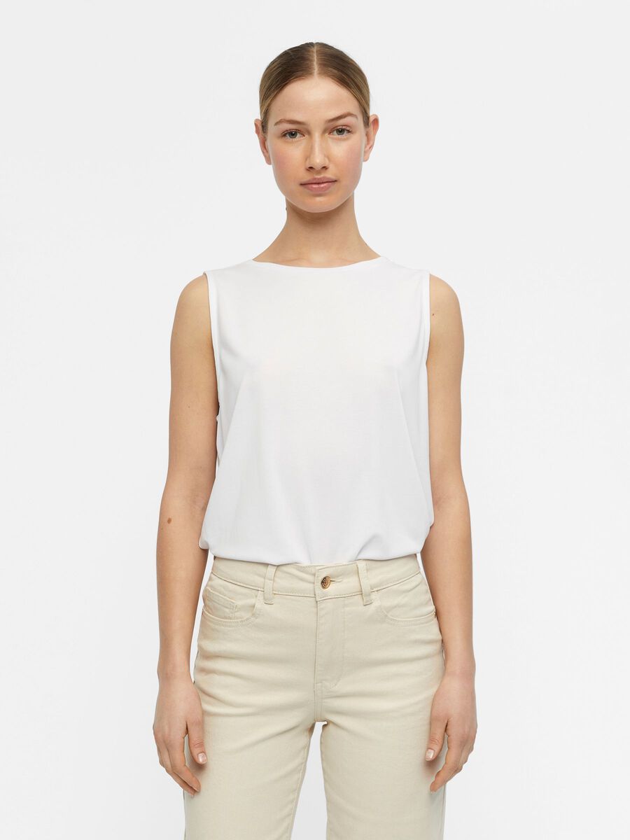 Object Collectors Item LOOSE FIT TANKTOP, White, highres - 23034437_White_003.jpg
