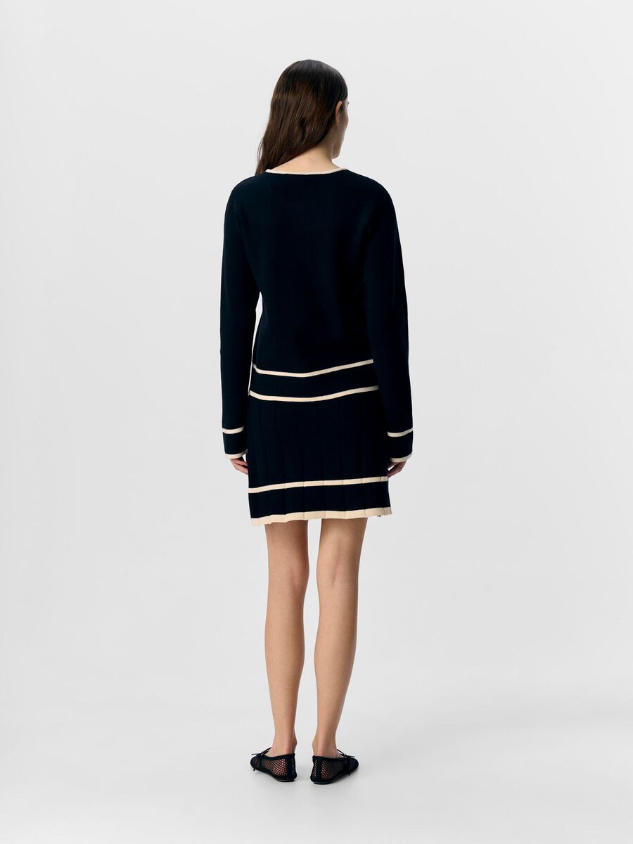 OBJECT EN MAILLE CARDIGAN, Black, highres - 23048170_Black_1237536_004.jpg