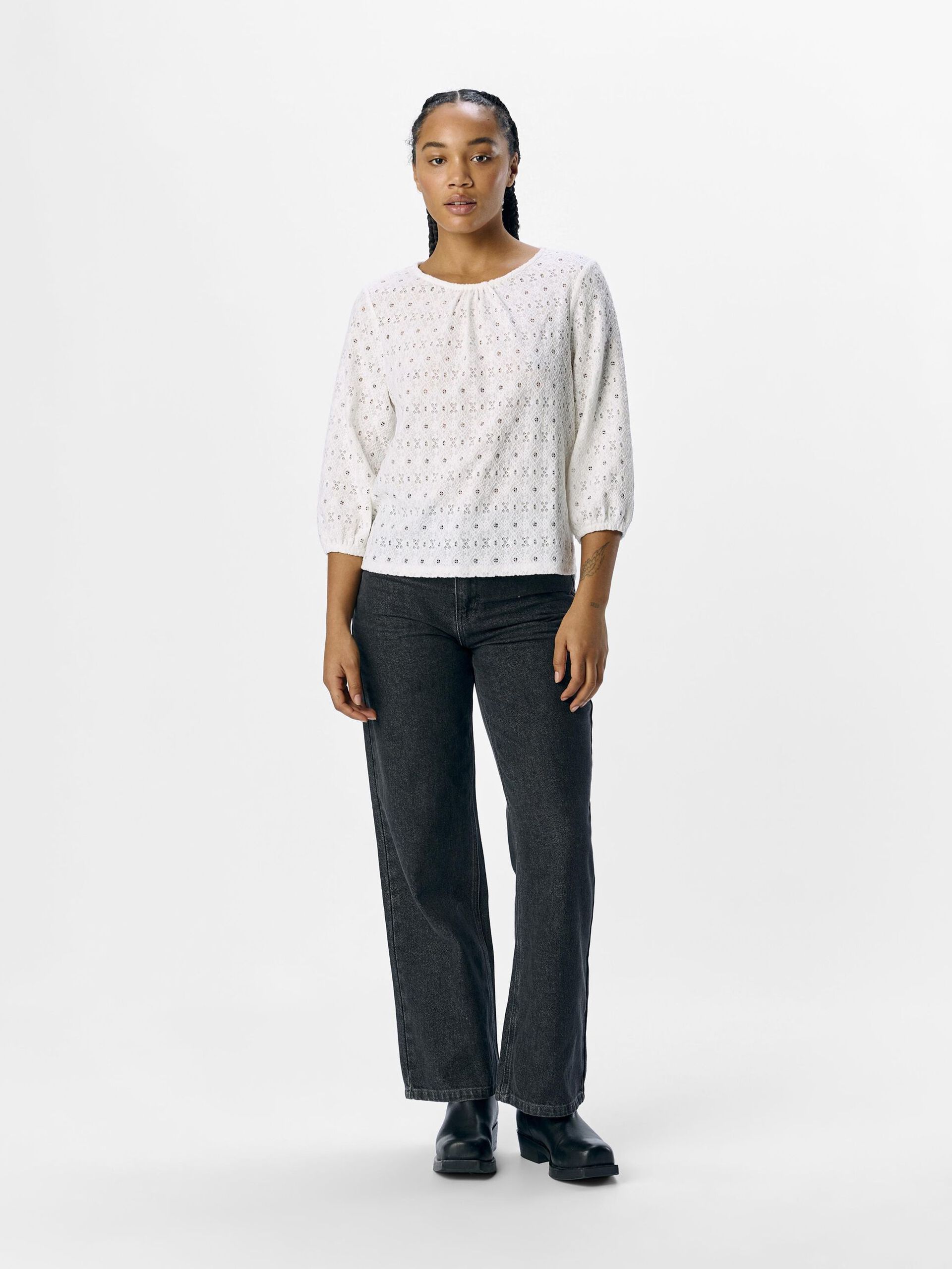 Carousel image - LACE TOP, Cloud Dancer | 4