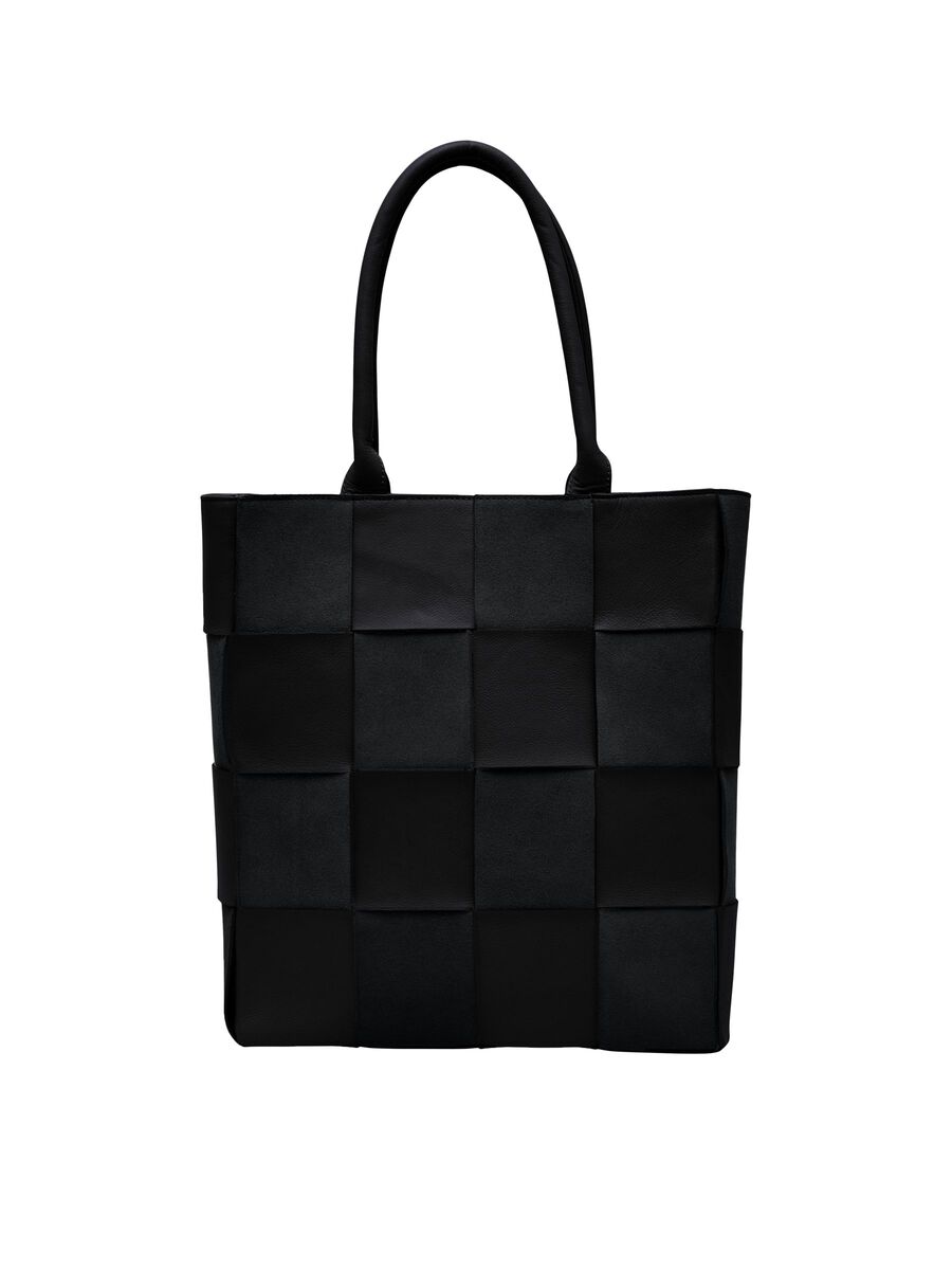 OBJECT LEATHER BAG, Black, highres - 23036682_Black_001.jpg