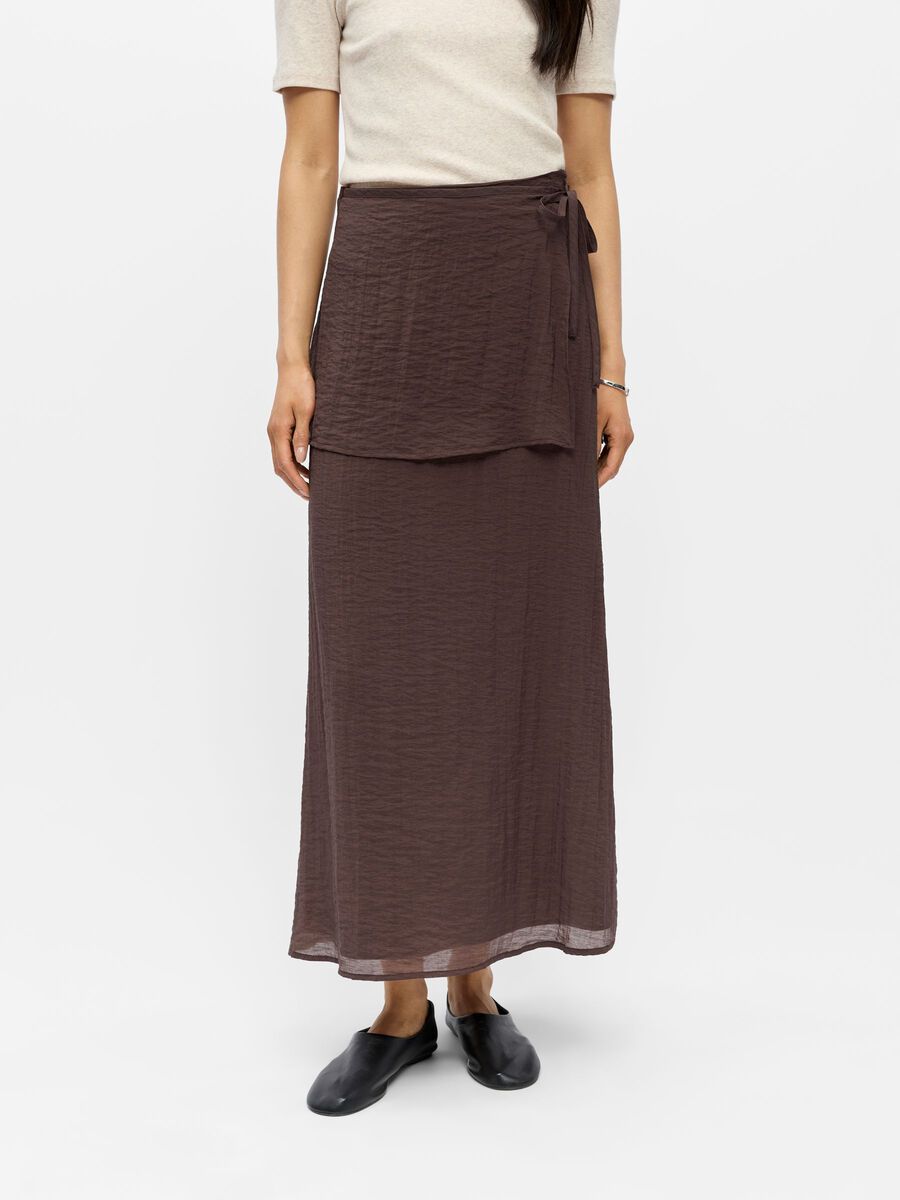 Product carousel image - L&Aring;NG KJOL, Seal Brown | 1