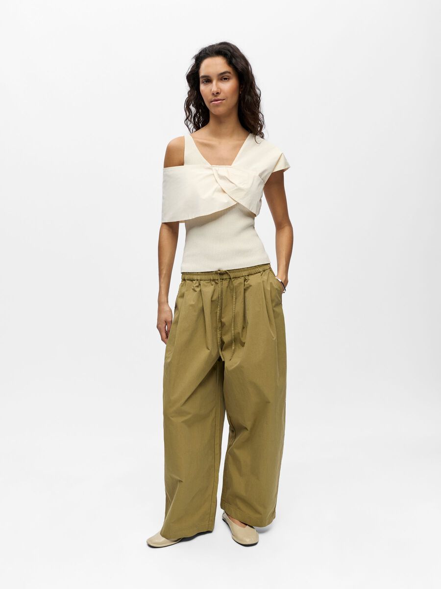 Carousel image - ASYMMETRIC ONE-SHOULDER TOP, Birch | 4